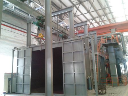 大型工程机械抛丸清理机