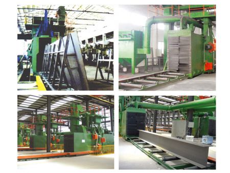 QH系列型钢、钢结构抛丸清理机